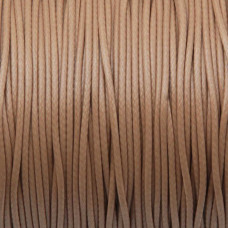 Cordino cerato caffè 1 mm conf. 15 mt