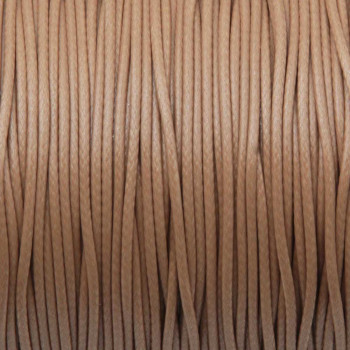 Cordino cerato caffè 1 mm conf. 15 mt