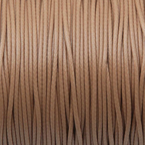 Cordino cerato caffè 1 mm conf. 15 mt