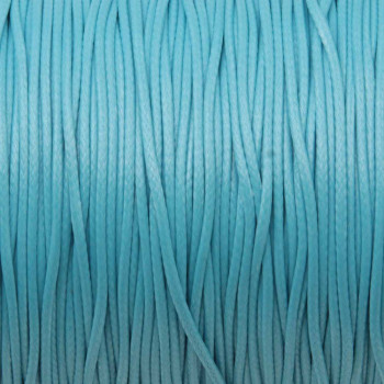 Cordino cerato celeste 1 mm conf. 15 mt