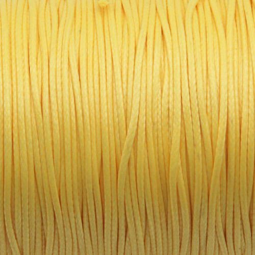 Cordino cerato giallo1 mm conf. 15 mt