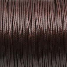 Cordino cerato marrone 1 mm conf. 15 mt Cordino cerato marrone 1 mm conf. 15 mt