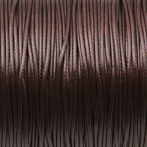 Cordino cerato marrone 1 mm conf. 15 mt