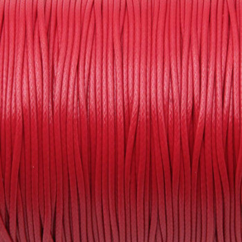 Cordino cerato rosso 1 mm conf. 15 mt