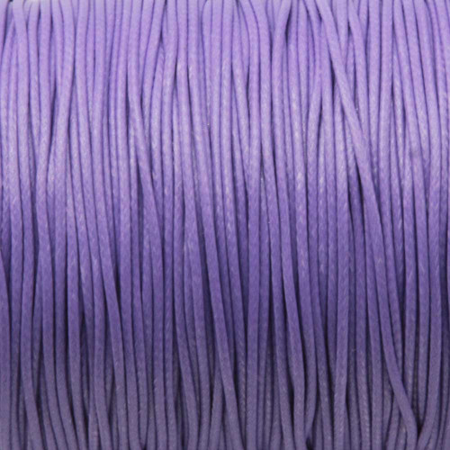 Cordino cerato viola 1 mm conf. 15 mt