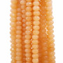 Cristalli rondella pesca 5.7x4.8 mm filo 40 cm  