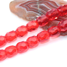 Cristalli barilotto 8x7.5 mm red conf. 20 pz Cristalli barilotto 8x7.5 mm red conf. 20 pz