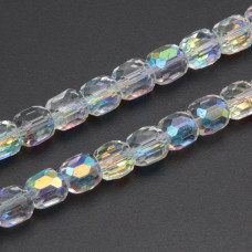 Cristalli barilotto 8x7.5 mm trasparenti boreale conf. 20 pz Cristalli barilotto 8x7.5 mm trasparenti boreale conf. 20 pz