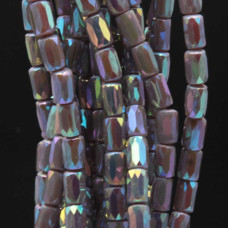 Cristalli colonna 6x4 mm viola A/B grado A++ filo 45 cm