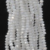 Cristalli bicono 4x3 mm bianchi a/b filo 40 cm