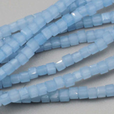 Cristalli cubic 2 mm azzurri filo 40 cm Cristalli cubic 2 mm azzurri filo 40 cm