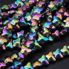 Perline cristallo farfalle multicolor 9.5 mm fioo 35 cm Perline cristallo farfalle multicolor 9.5 mm fioo 35 cm