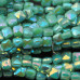 Cristalli quadrati grado A++ 4 mm base tiffany A/B filo 40 cm