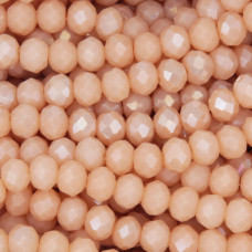 Cristalli rondella 4 mm peach A/b ilo 40 cm Cristalli rondella 4 mm peach A/b ilo 40 cm