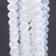 Cristalli rondella opale 4x3 mm filo 40 cm Cristalli rondella opale 4x3 mm filo 40 cm