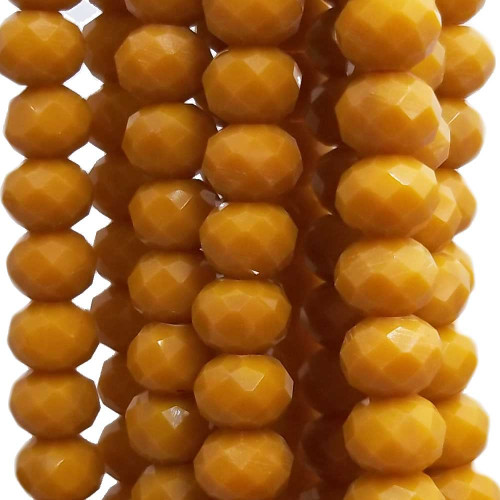 Cristalli rondella anzac color 6x4 mm filo 45 cm