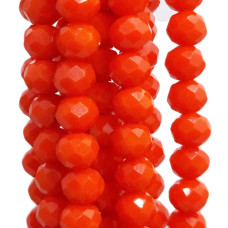 Cristalli rondella scarlet 5.7x4.7 mm filo 45 cm Cristalli rondella scarlet 5.7x4.7 mm filo 45 cm