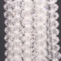 Cristalli rondella transparent 6x4 mm filo 40 cm