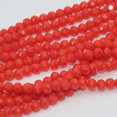 Cristalli rondella 4 mm red light filo 40 cm Cristalli rondella 4 mm red light filo 40 cm
