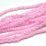 Cristalli rondella 4 mm rosa a/b filo 40 cm