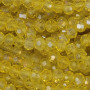 Cristalli rondella 4x3 mm giallo trasparente filo 40 cm