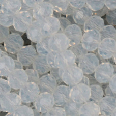 Cristalli rondella 4x3 mm opal filo 40 cm Cristalli rondella 4x3 mm opal filo 40 cm