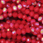 Cristalli rondella 4x3 mm red A/B boreal filo 40 cm
