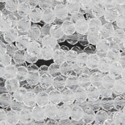 Cristalli rondella 4x3 mm trasparenti filo 40 cm