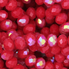 Cristalli rondella 6 mm red boreal A/B filo 40 cm Cristalli rondella 6 mm red boreal A/B filo 40 cm