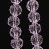 Cristalli tondi diamound cut 8 mm light violet filo 50 cm