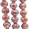 Cristalli tondi diamound cut 8 mm purple A/B filo 50 cm