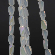 Cristalli rettangolo twister opale A/B 6.5x4 mm filo 55 cm