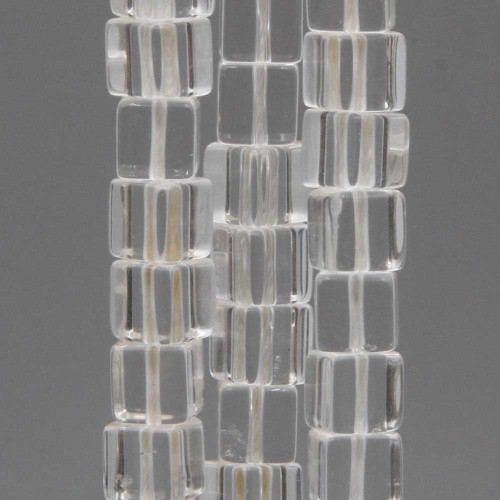 Cristallo di rocca cubi 8 mm pacco 10 pz