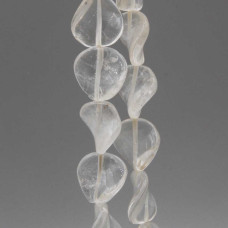 Cristallo di rocca disco ondulato 15.5 mm 5 pz