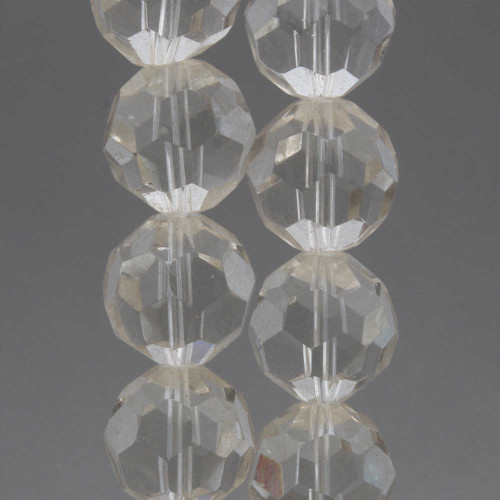 Quarzo di rocca bianco tondo 17 mm sfac. 6 pz