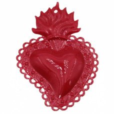 Cuore sacro 90x60 mm rosso conf.1 pz Cuore sacro 90x60 mm rosso conf.1 pz