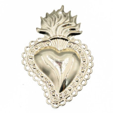 Cuore sacro 90x60 mm oro conf.1 pz Cuore sacro 90x60 mm oro conf.1 pz