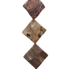 Diaspro jasper marrone rombo 40 mm 1 pz Diaspro jasper marrone rombo 40 mm 1 pz