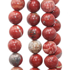 Diaspro jasper marrone tondo liscio 10.5 mm conf. 10 pz