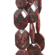 Diaspro Jasper marrone liscio 28X20 pacco 2 pz