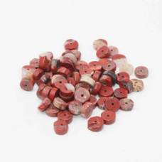 Diaspro rosso rondelle 8 mm conf. 50 pz