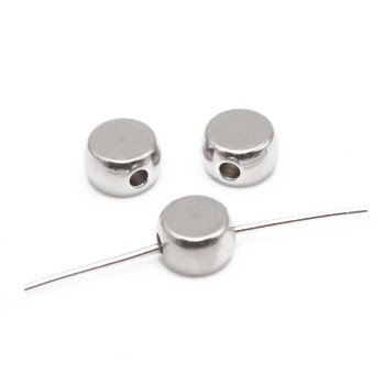 Distanziatori acciaio disco 7x4 mm 10 pz