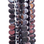 Ematite cuore smussato 6 mm ematite filo 40 cm
