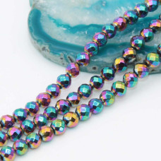 Ematite multicolor 3.5 mm sfacc. filo 40 cm Ematite multicolor 3.5 mm sfacc. filo 40 cm