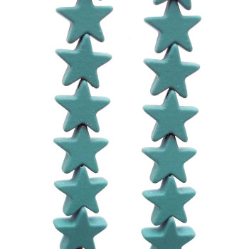 Ematite stelle rivestite 7 mm verde militare pacco da 10 pezzi