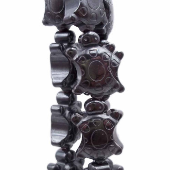 Ematite tartaruga 13.7x8.9 mm pacco da 4 pz