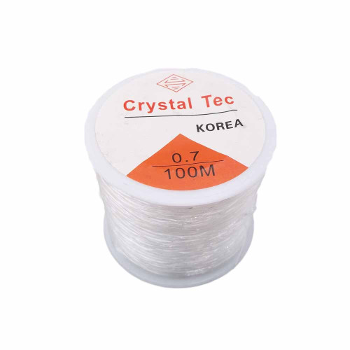 Filo Elastico Cristal Tec Ultra resistente 0.7 mm rotolo 100 mt