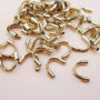 Salvafilo in acciaio oro 6.3x5 mm 20 pz