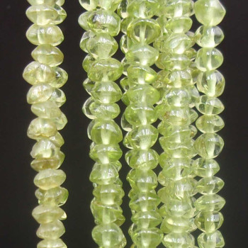 Fluorite verde granelli 3.5 mm circa filo 40 cm