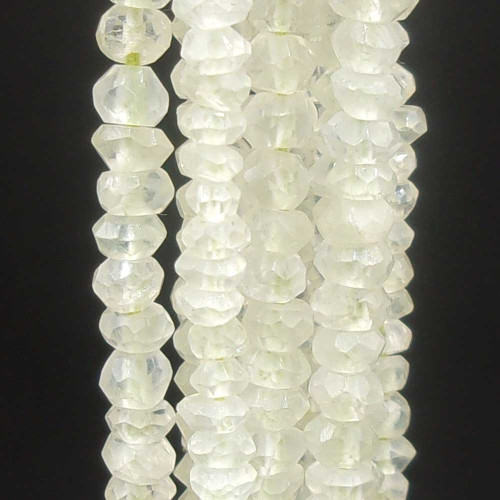 Fluorite verde rondelle sfac. 2 mm circa filo 38 cm